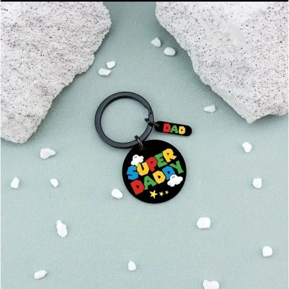 3 for $26  Super Daddy Mario Brothers Keychain